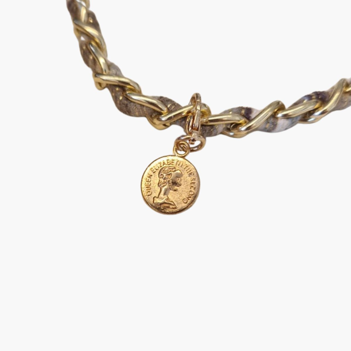 Chaine de téléphone grise Seymour