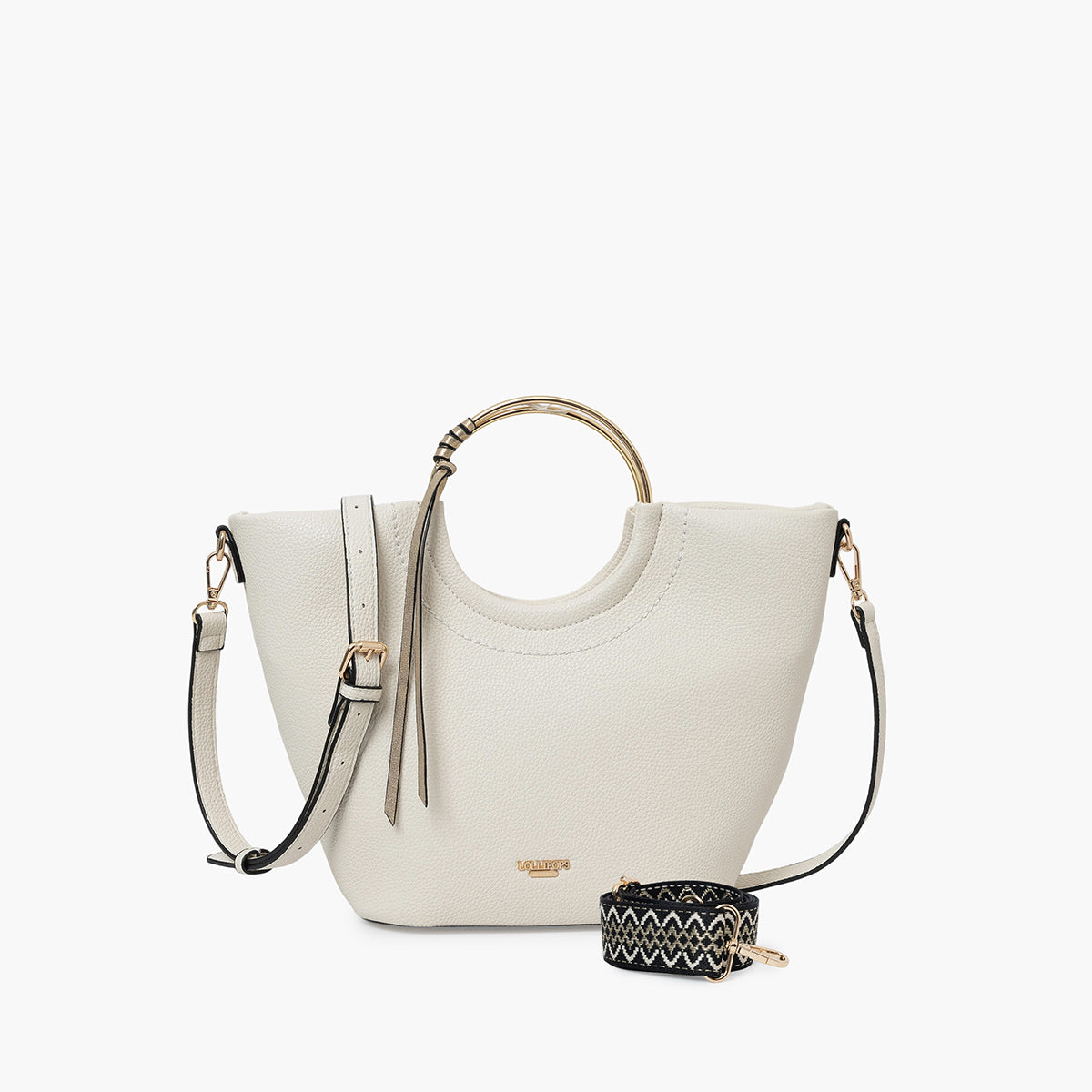 Sac shopper ivoire Sham