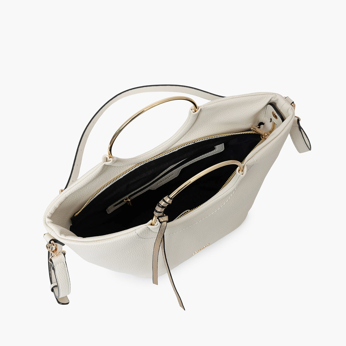 Sac shopper ivoire Sham