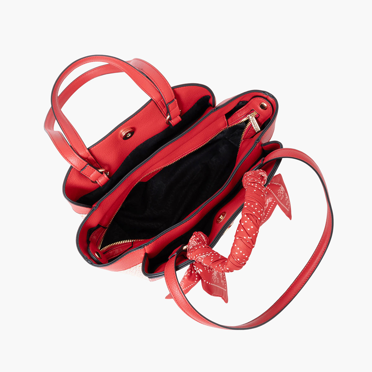 Sac shopper rouge Sade