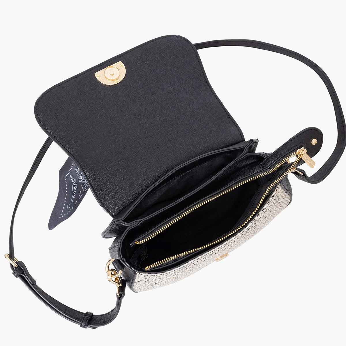 Sac porté épaule noir Sade