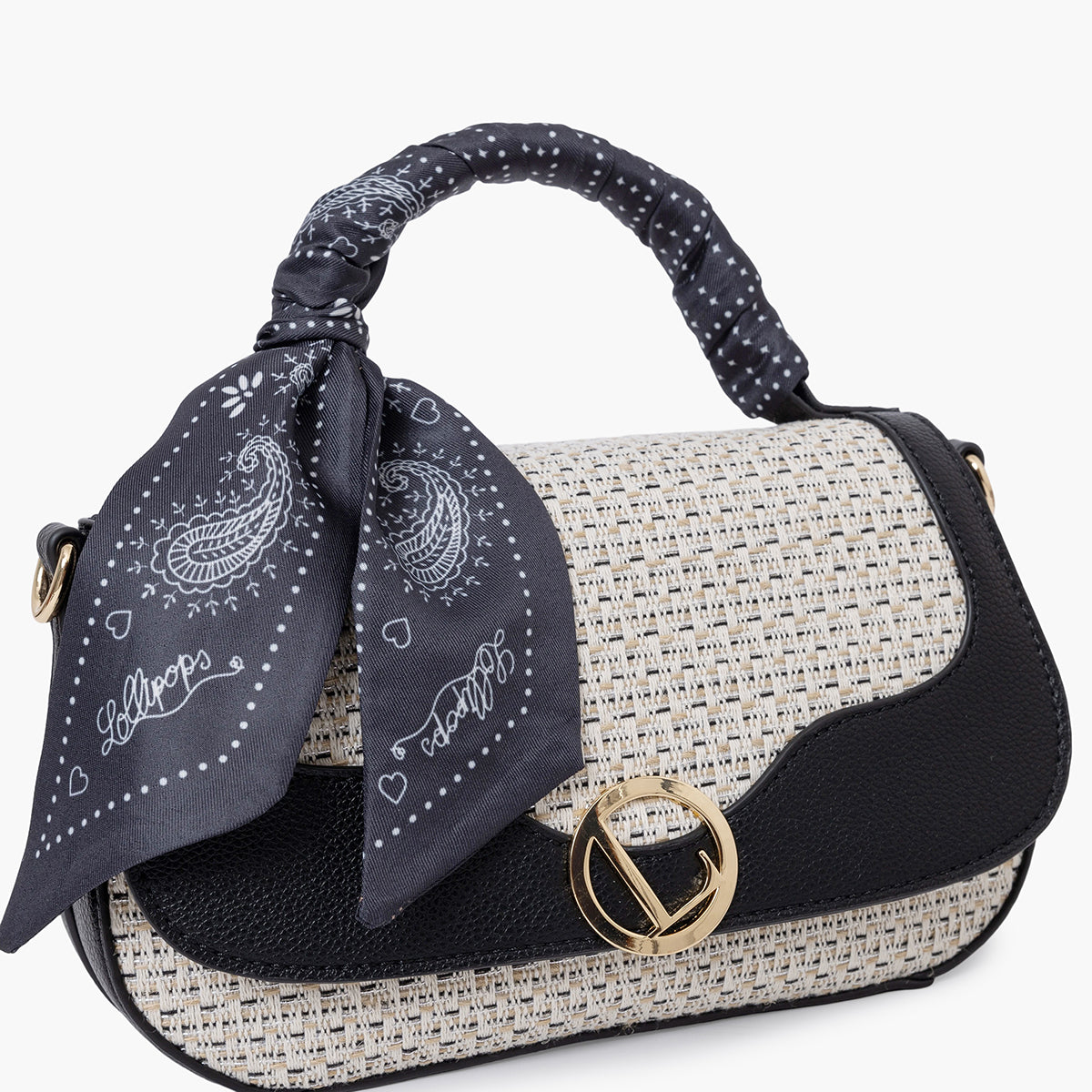 Sac porté épaule noir Sade