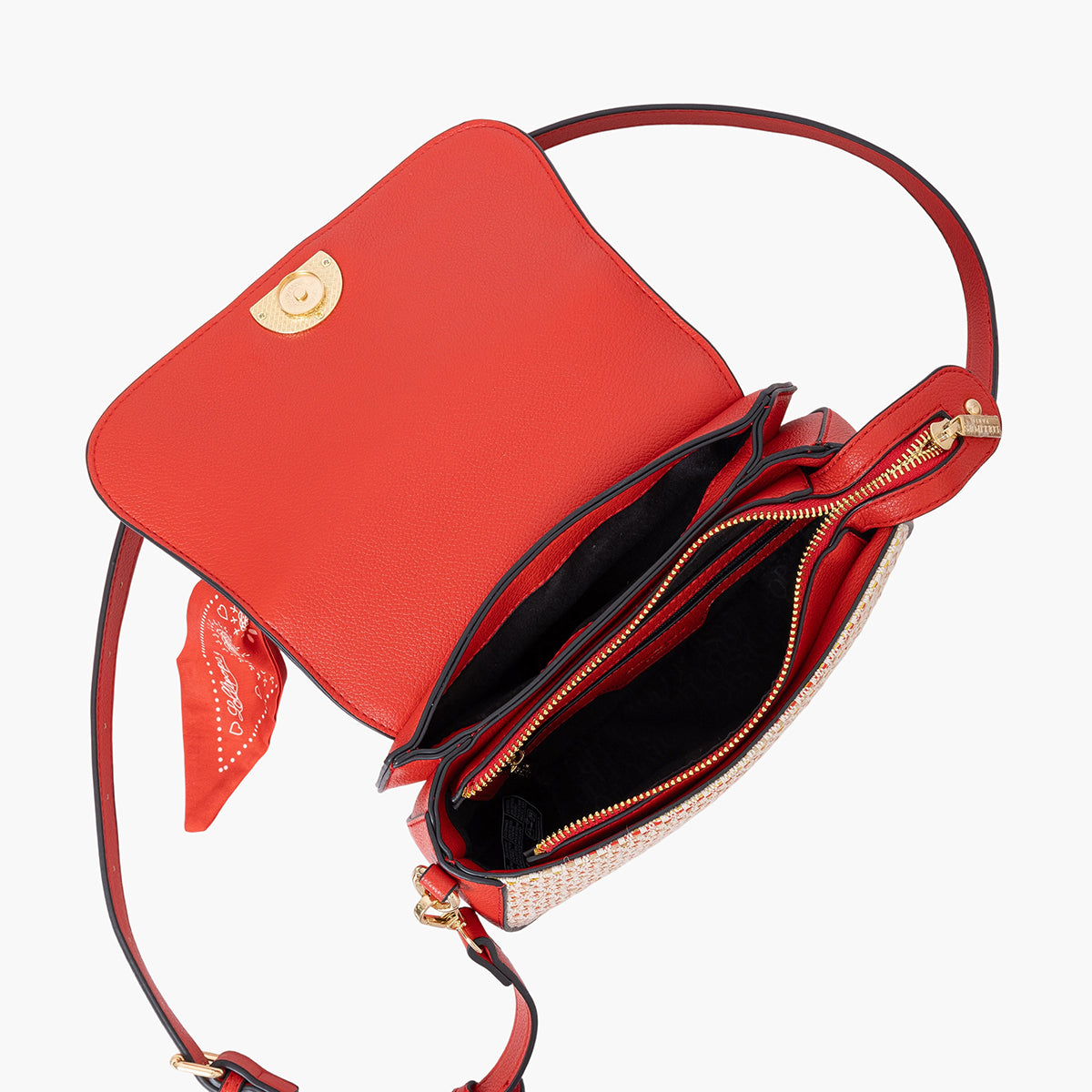 Sac porté épaule rouge Sade