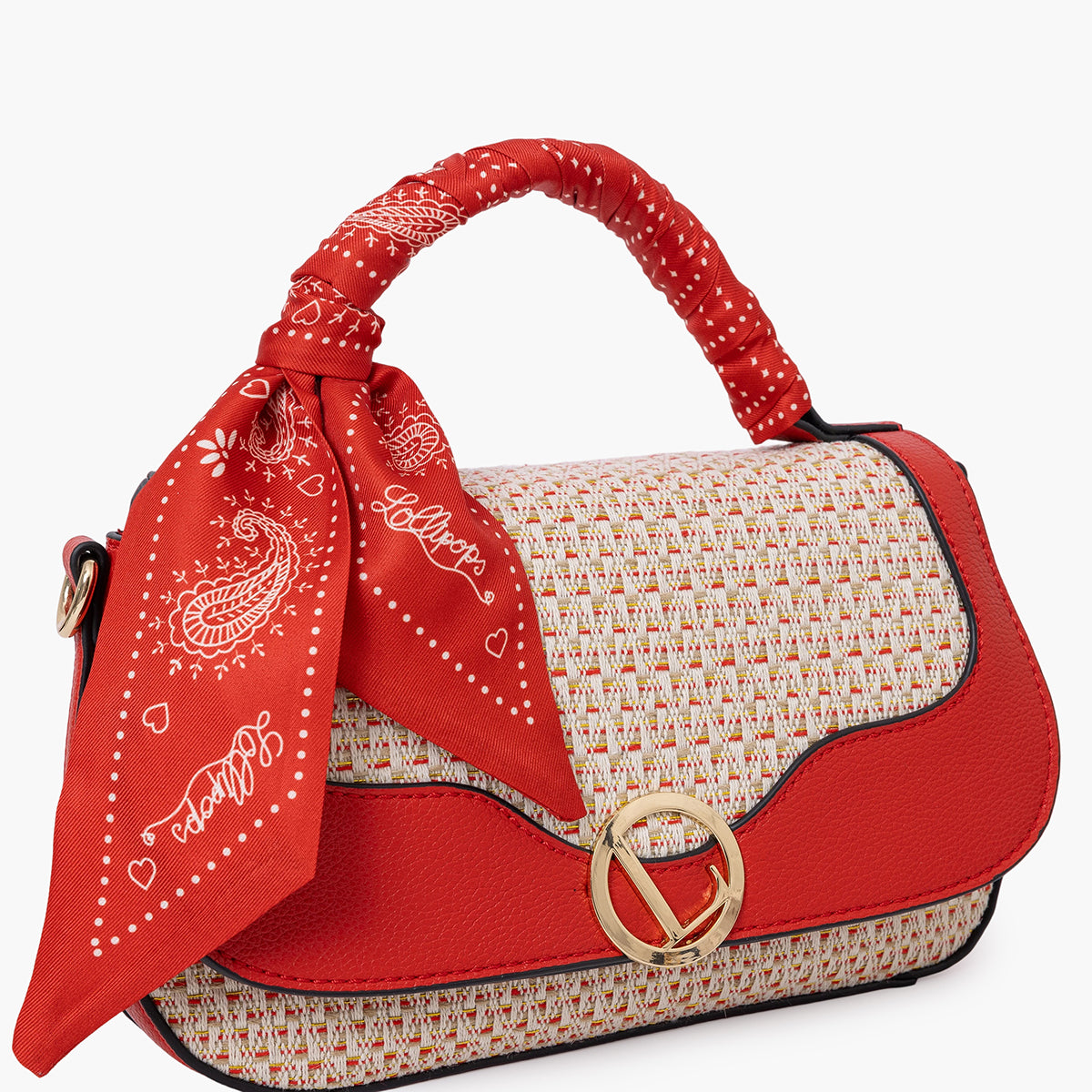 Sac porté épaule rouge Sade