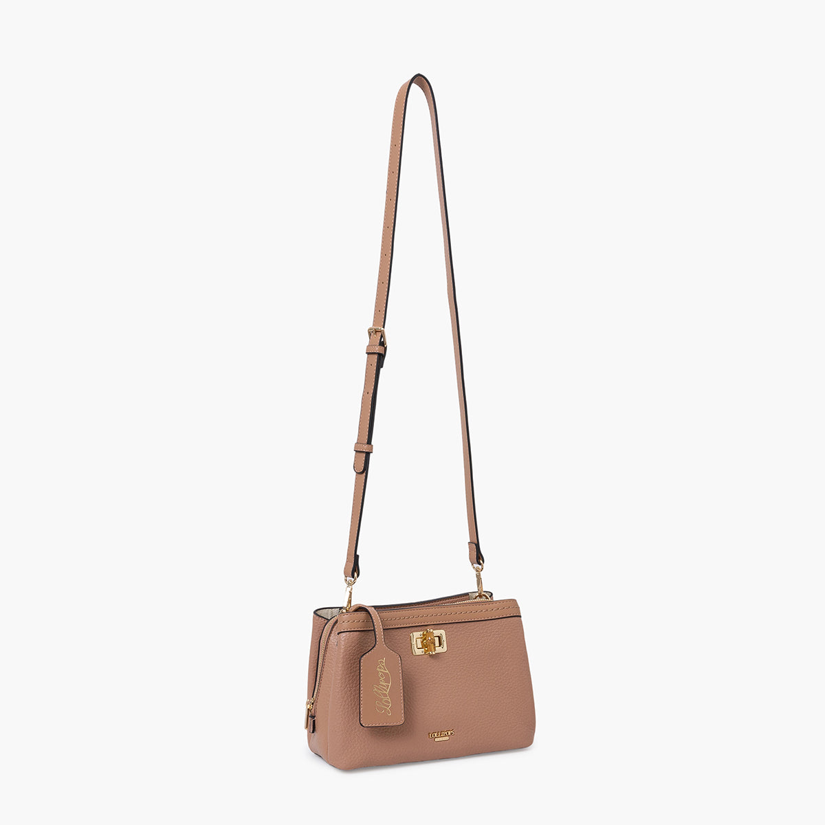 Sac multi poches rose Sham