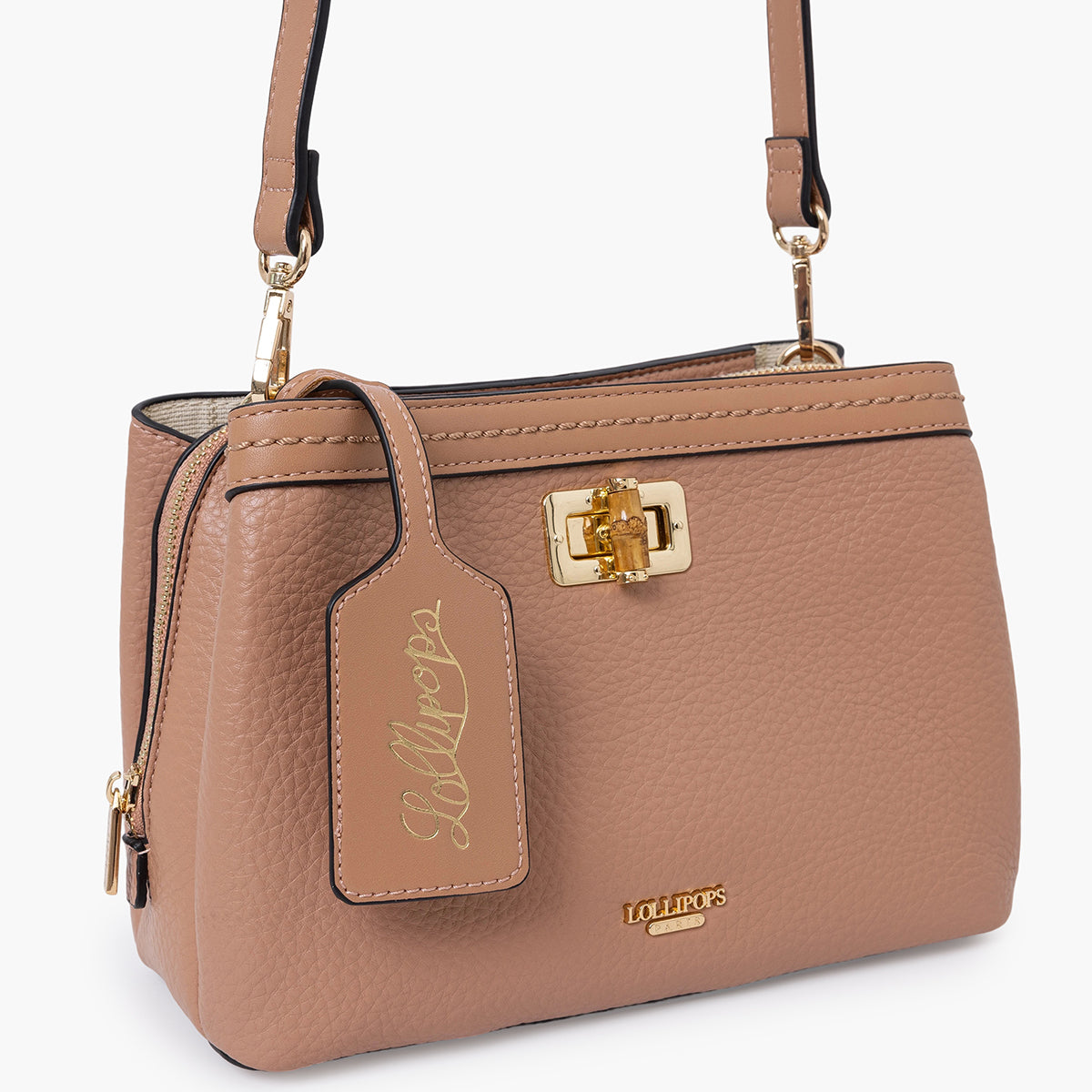 Sac multi poches rose Sham