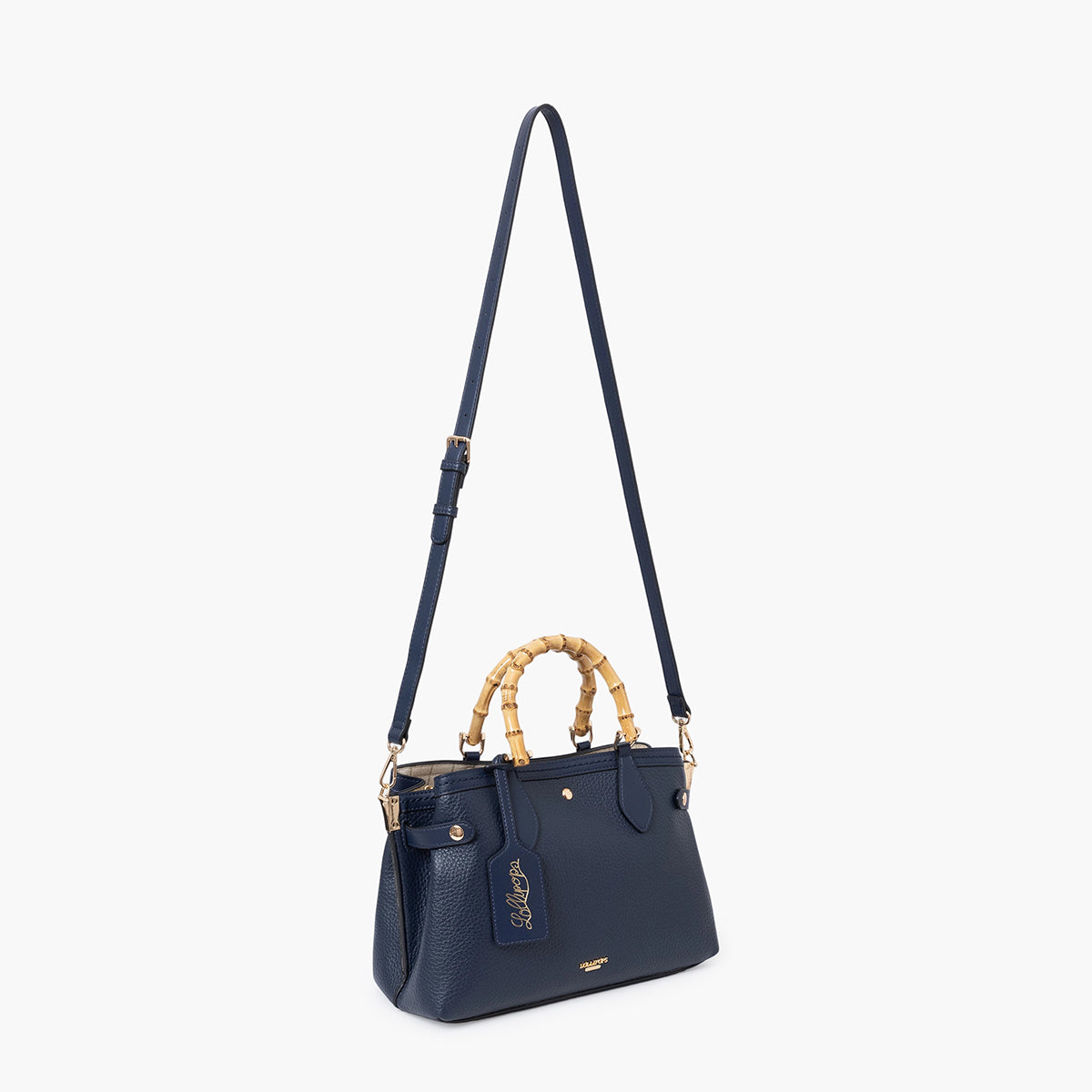 Sac shopper bleu marine Sham