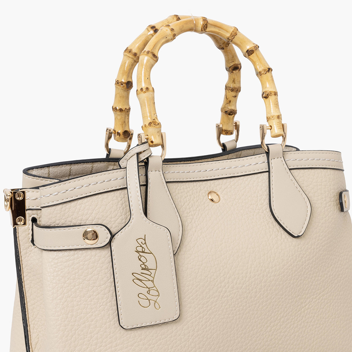 Sac shopper ivoire Sham