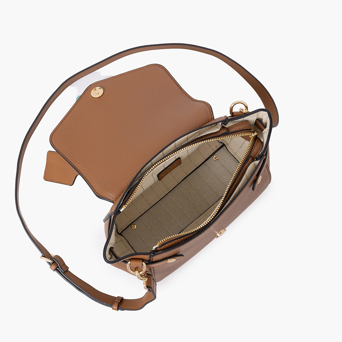 Sac porté épaule camel Sham