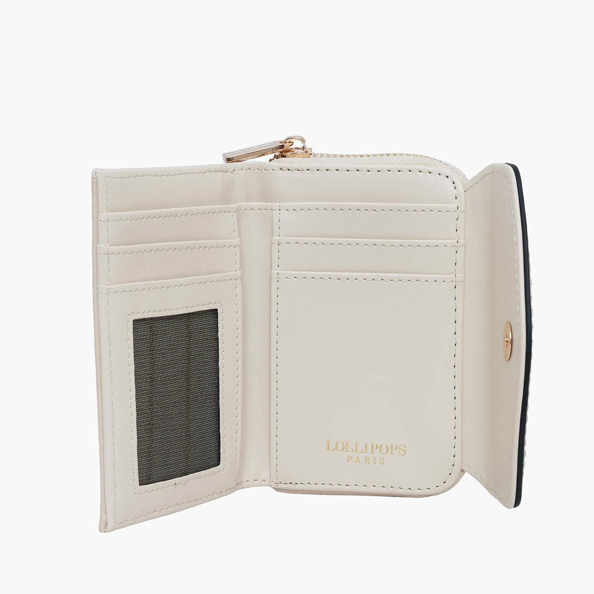 Portefeuille ivoire Sham