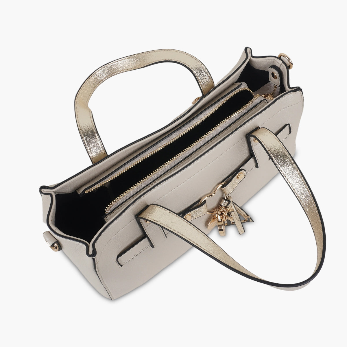 Sac bandoulière beige Sublima