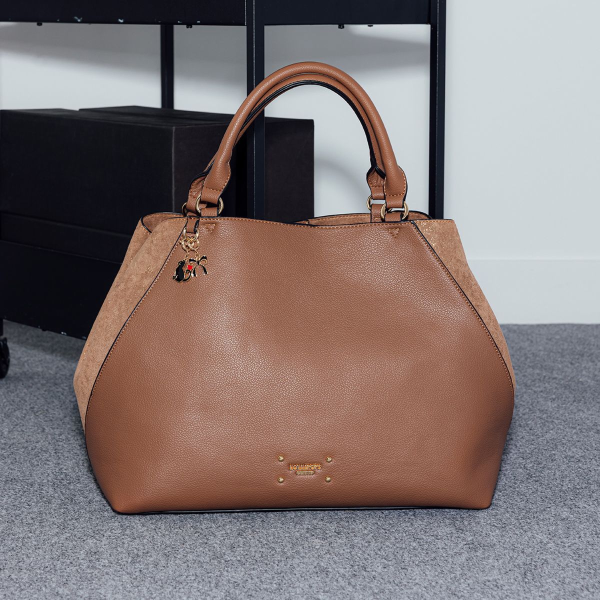 Sac shopper taupe Roseanna