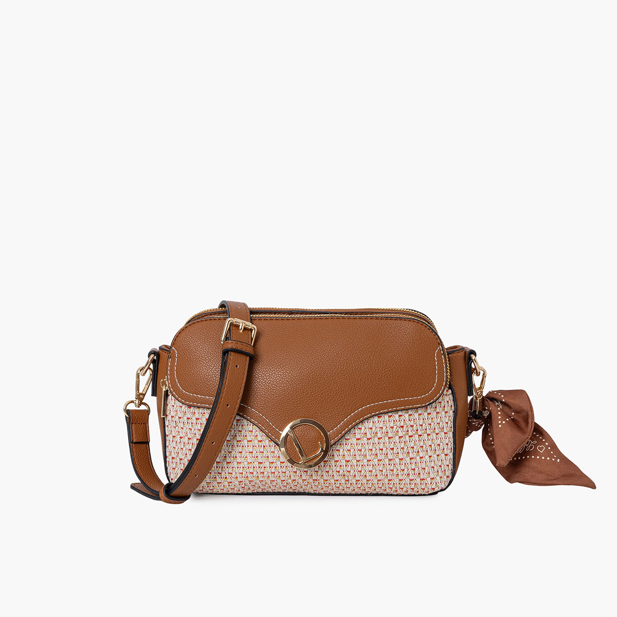 Sac multi poches camel Sade