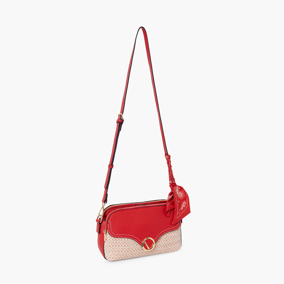 Sac multi poches rouge Sade