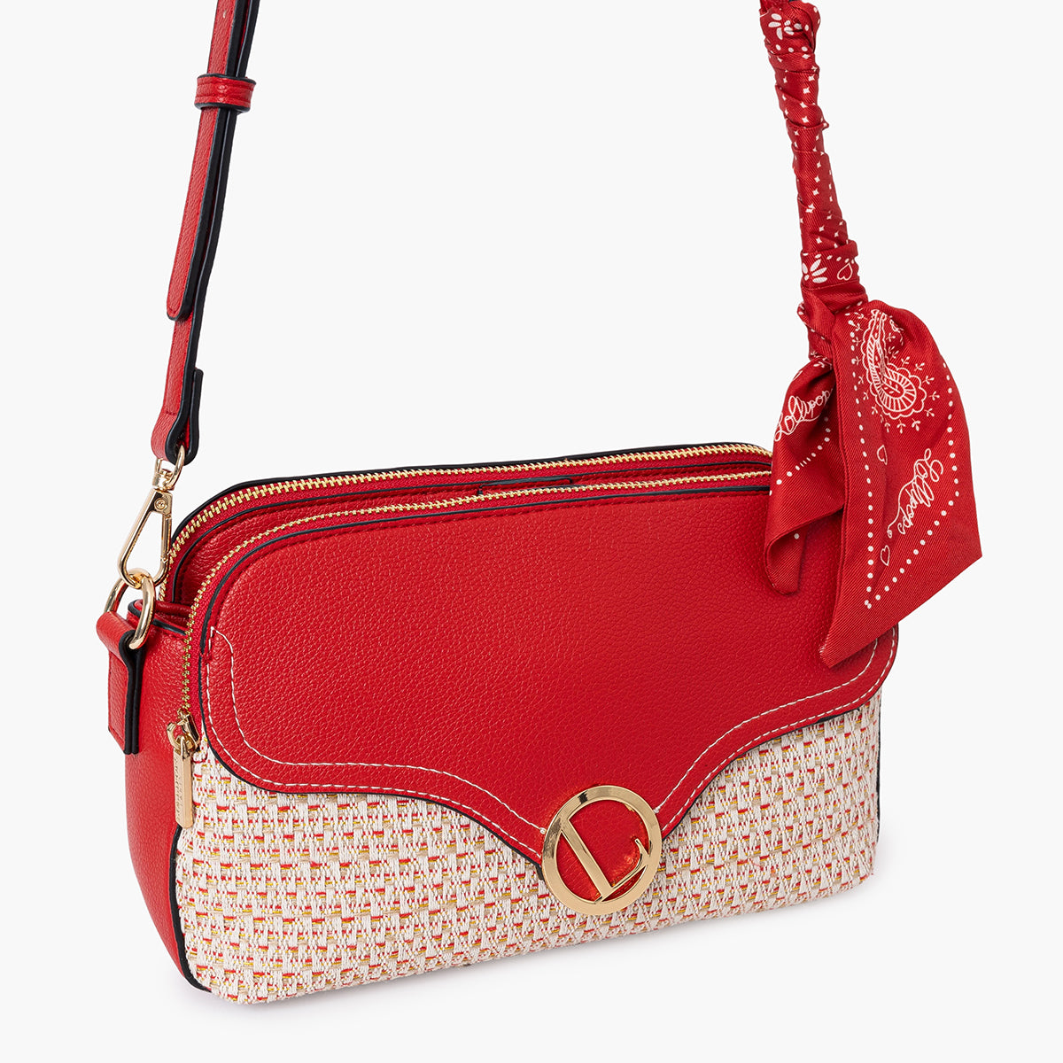 Sac multi poches rouge Sade