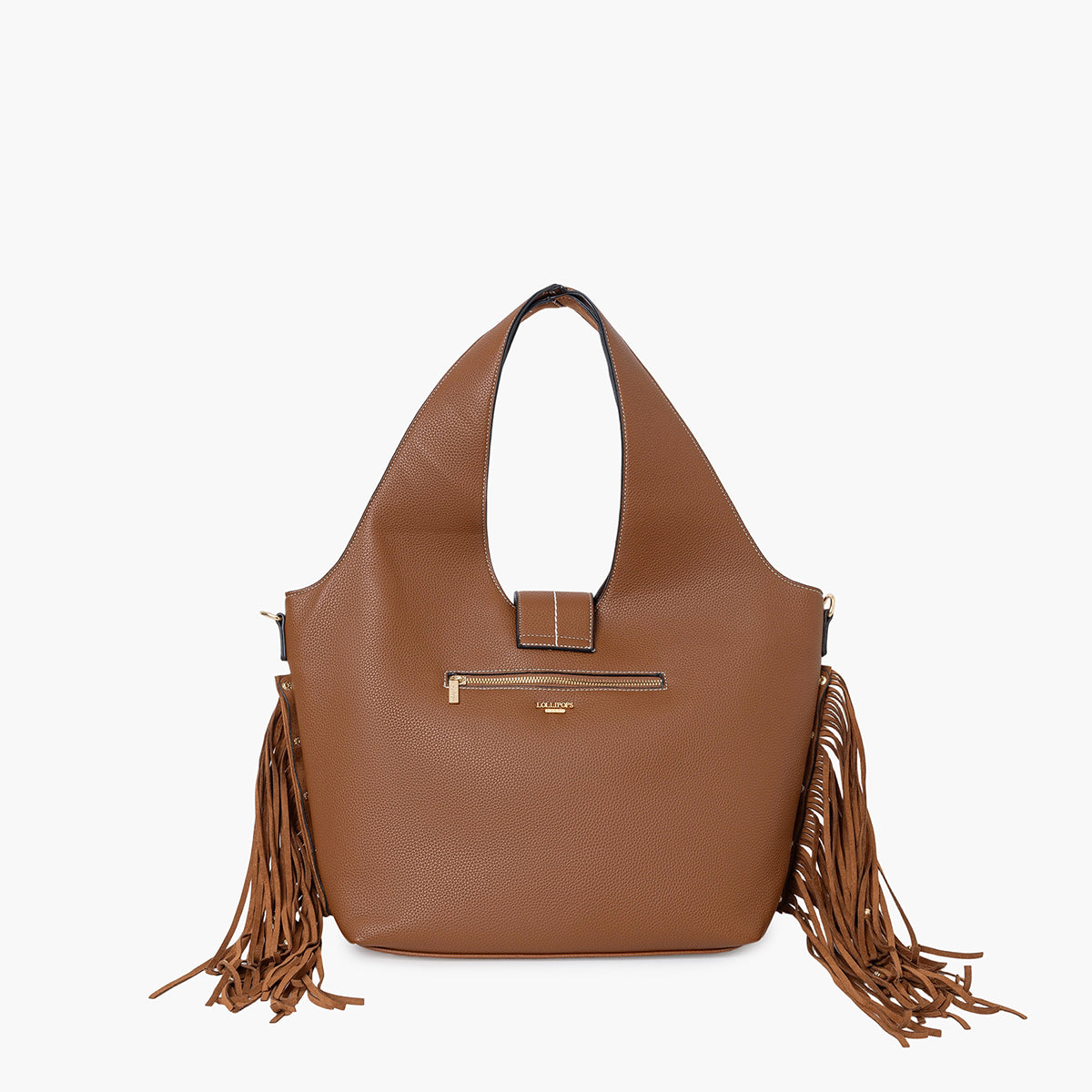 Grand sac shopper camel Sammy