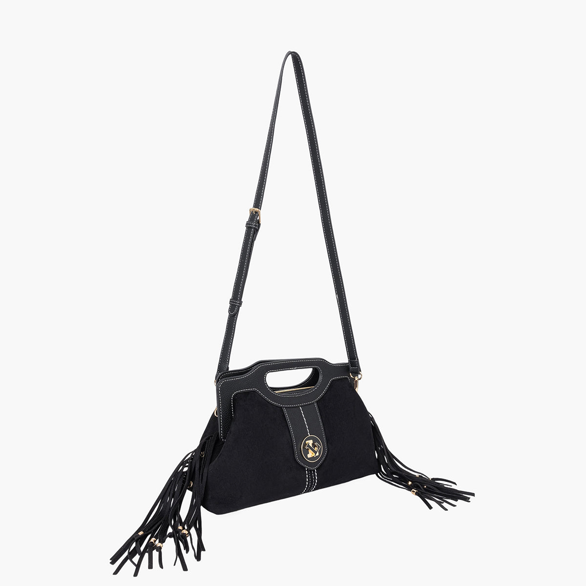 Petit sac shopper noir Sammy