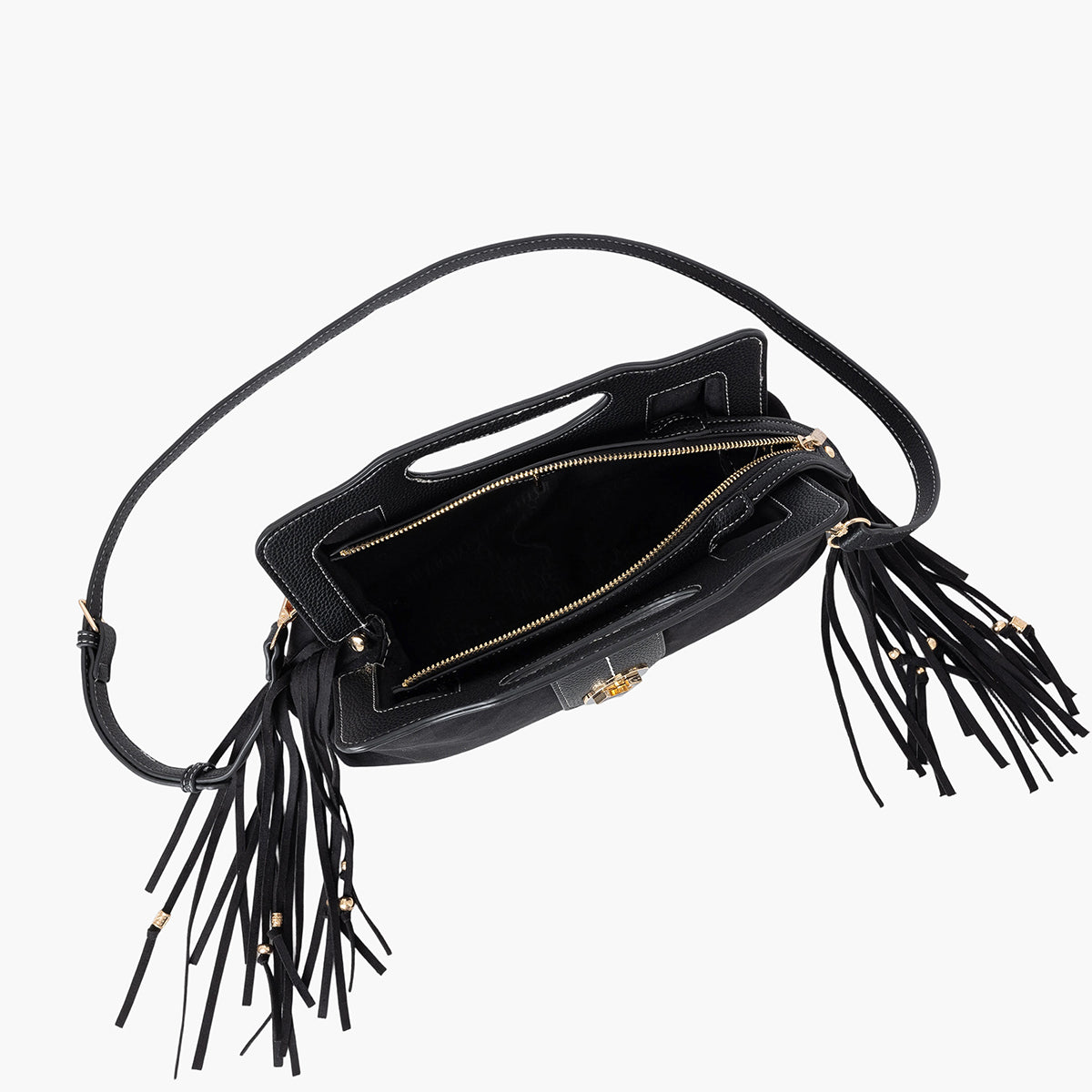 Petit sac shopper noir Sammy