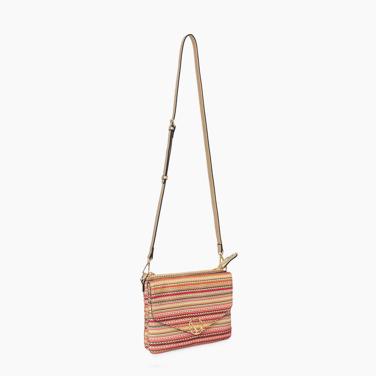 Sac multi poches orange Sanjay