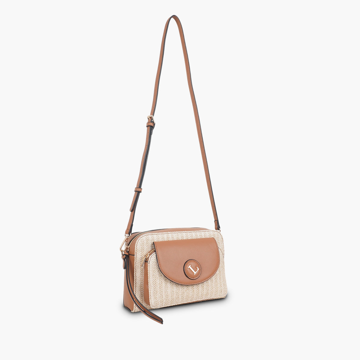 Sac camera camel Saya