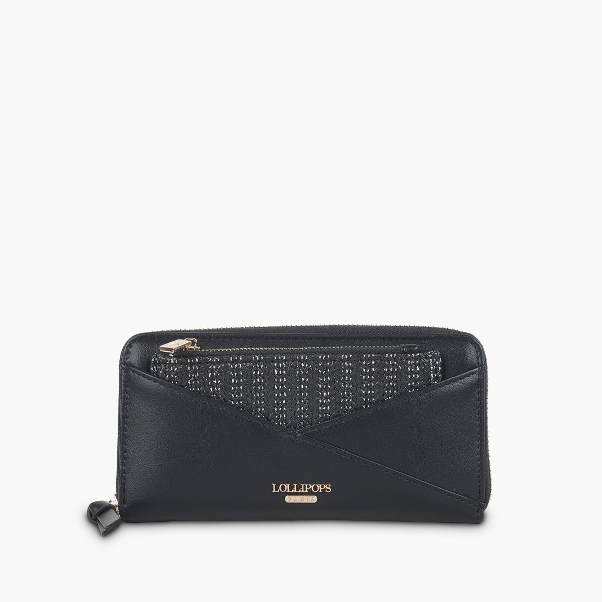 Grand portefeuille noir Saya