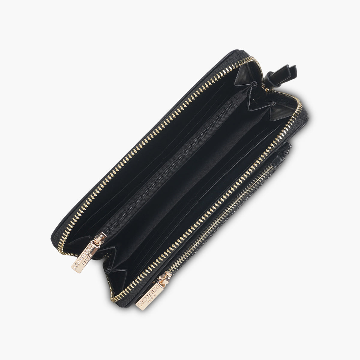 Grand portefeuille noir Saya