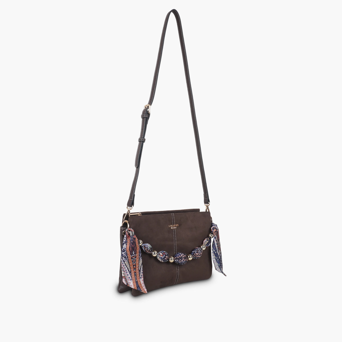 Sac multi poches marron Shirley