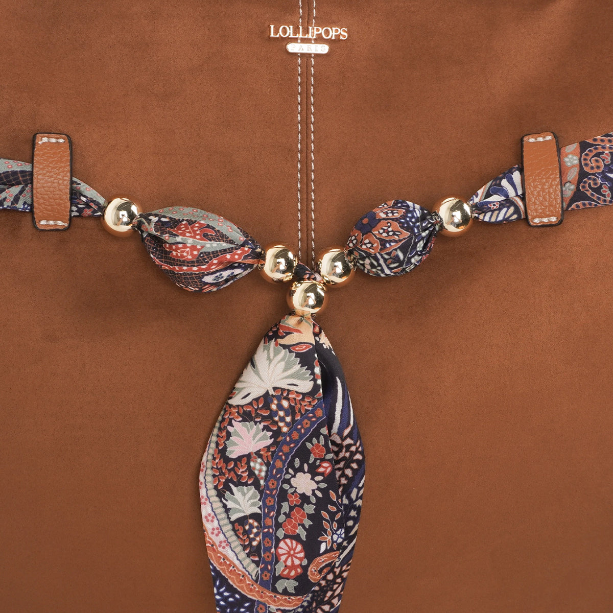 Grand sac shopper camel Shirley