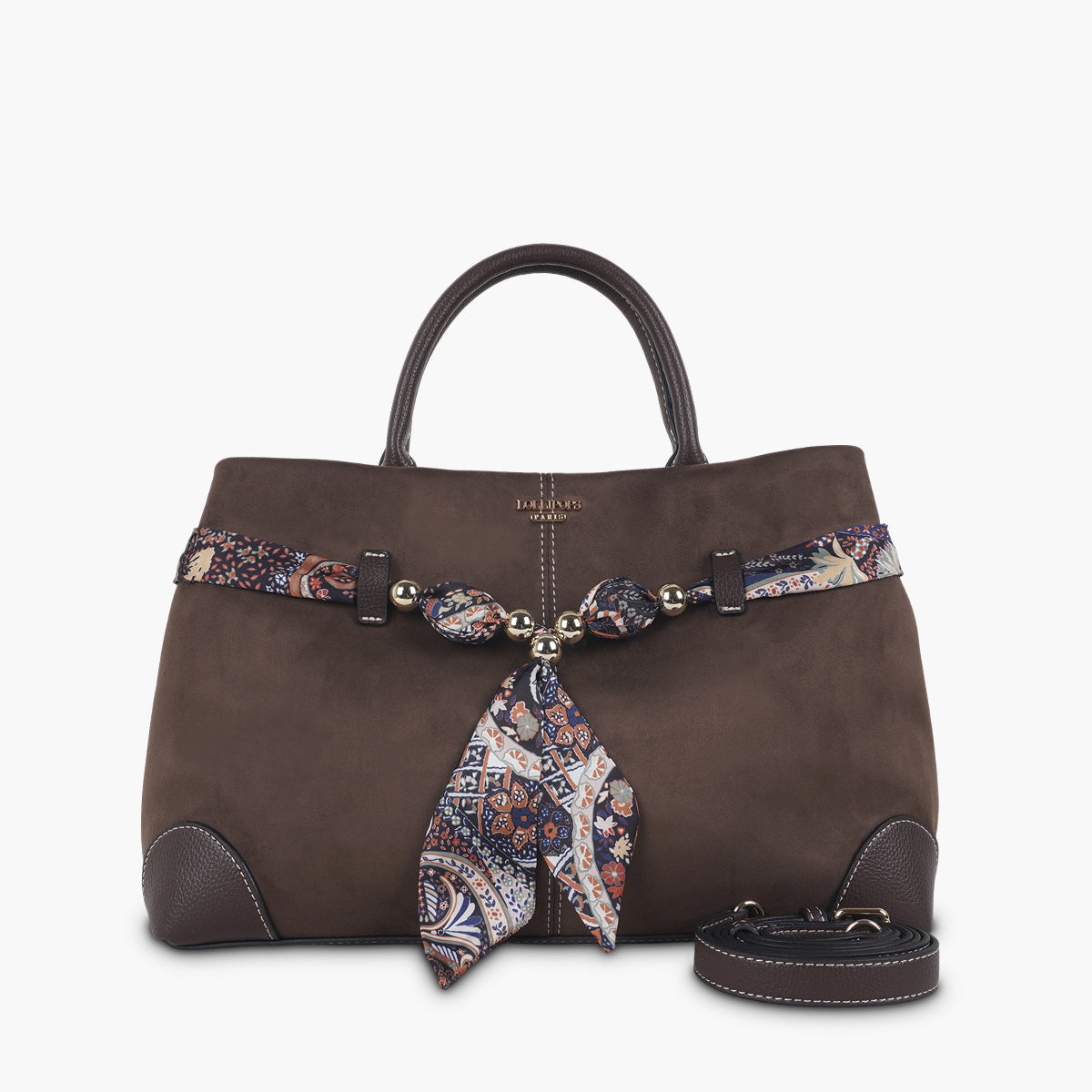 Sac shopper marron Shirley