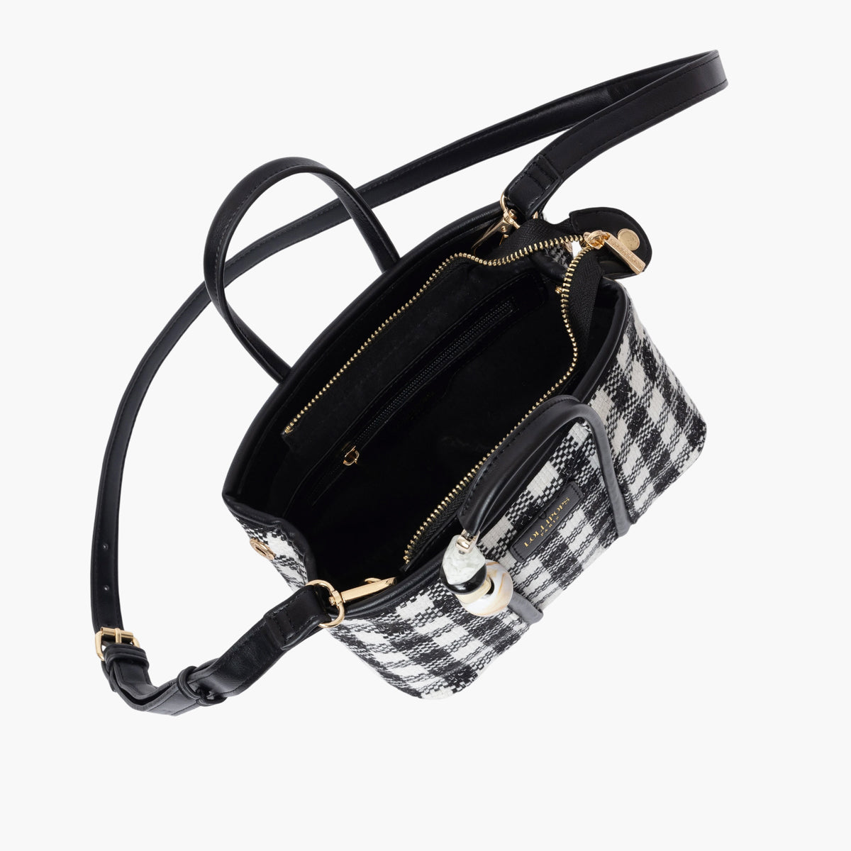 Petit sac shopper noir Samantha