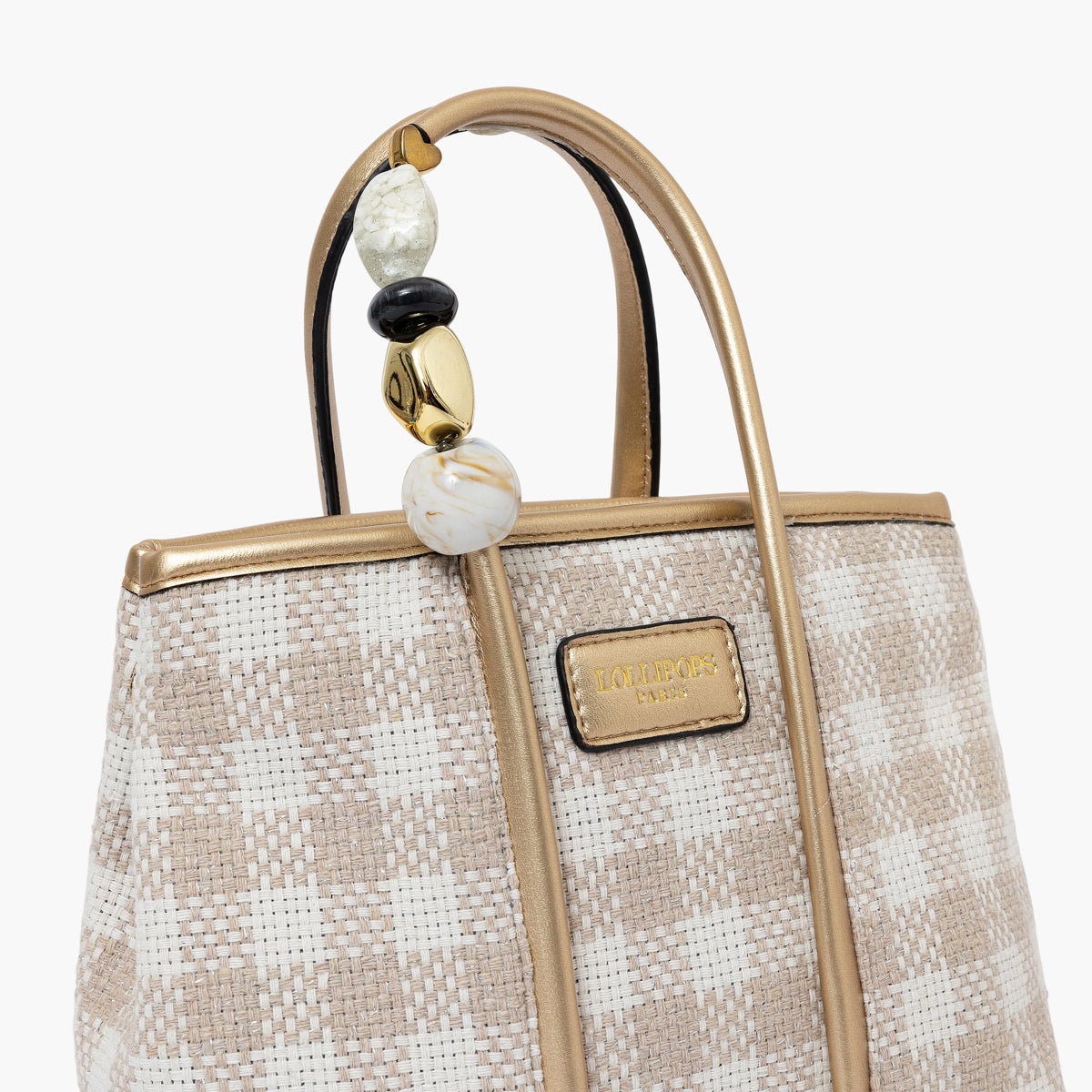 Petit sac shopper beige Samantha