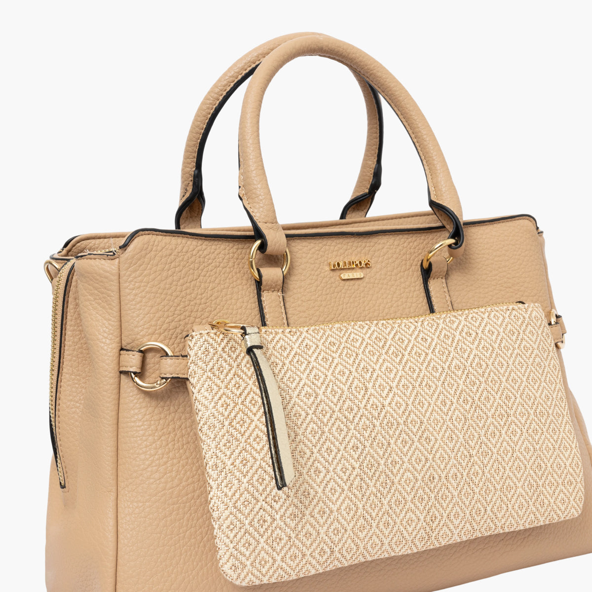 Grand sac shopper nude Severina