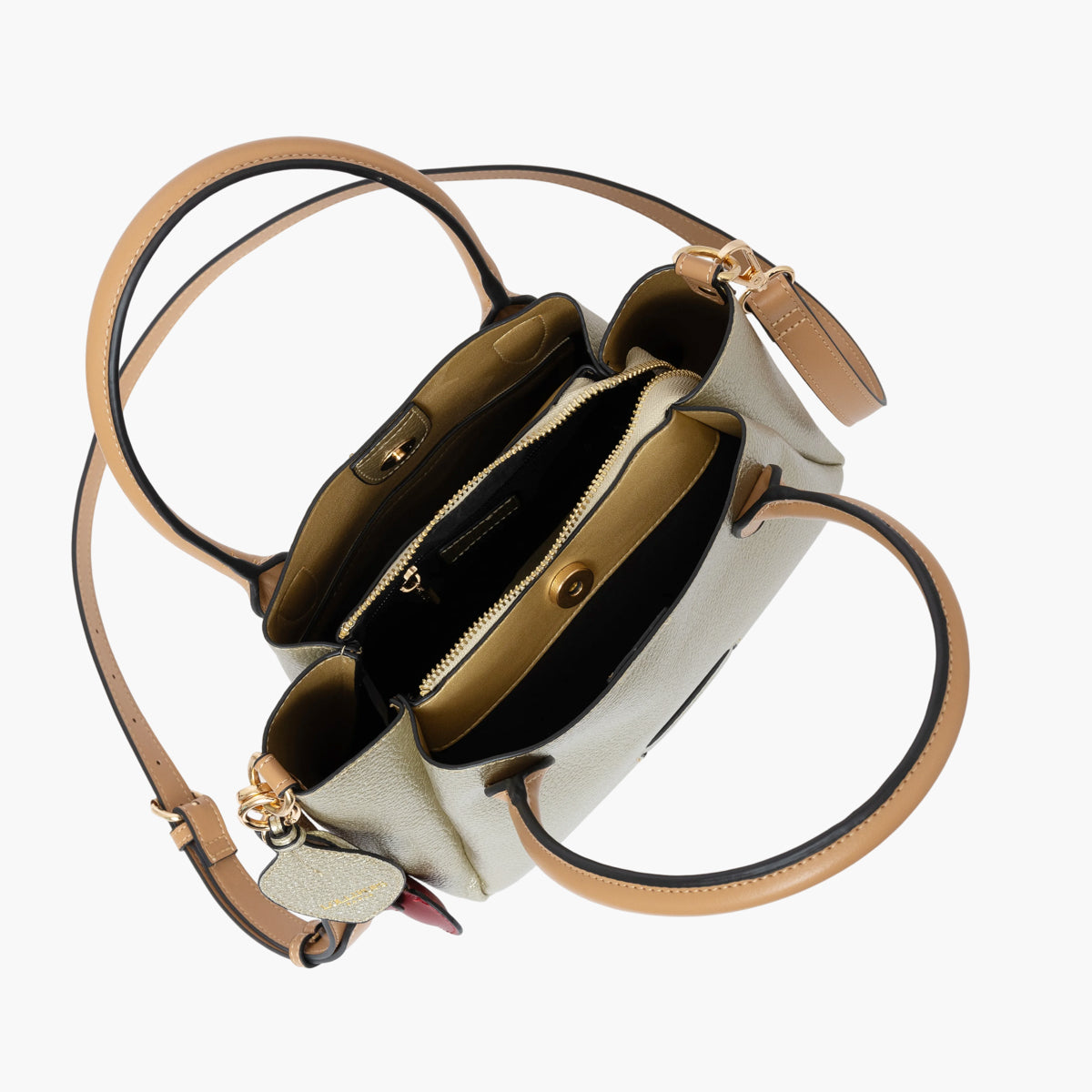 Sac shopper doré Sian