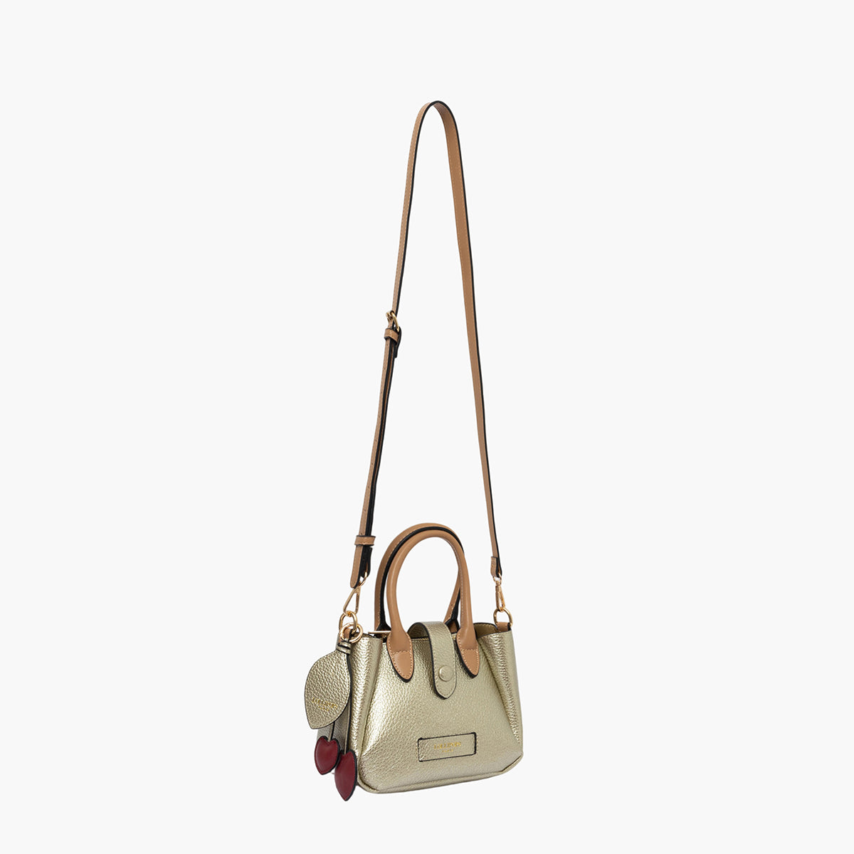 Petit sac shopper doré Sian