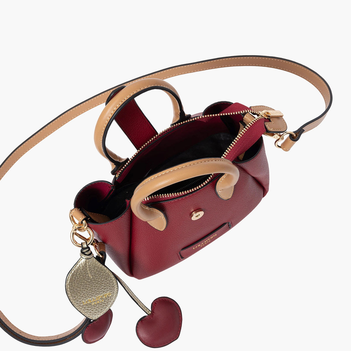 Petit sac shopper rouge Sian