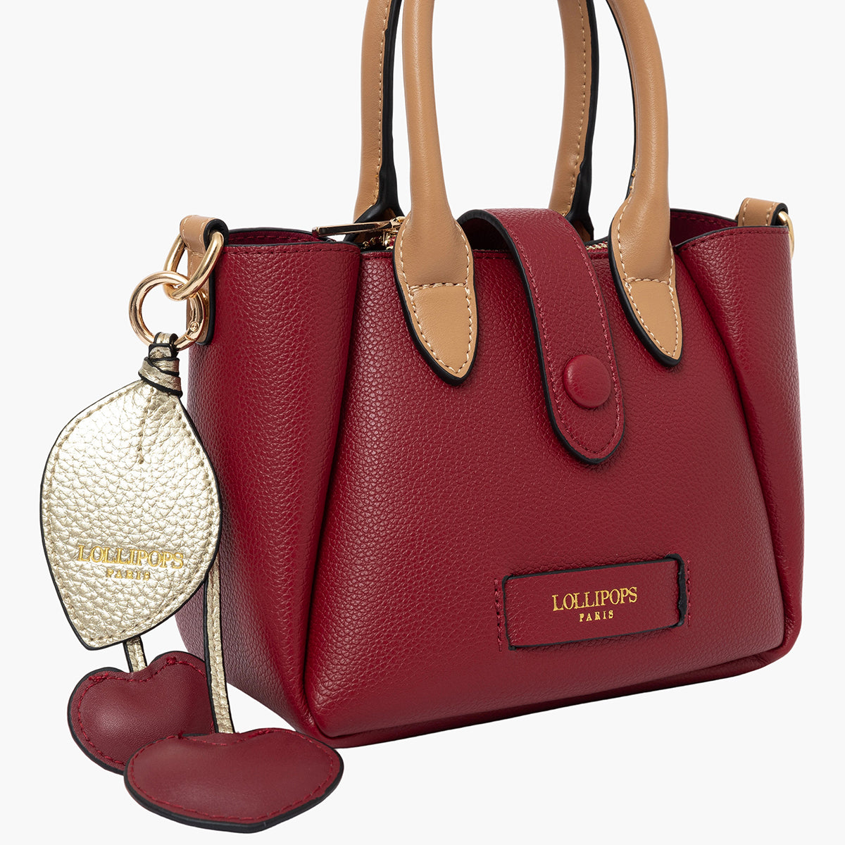 Petit sac shopper rouge Sian