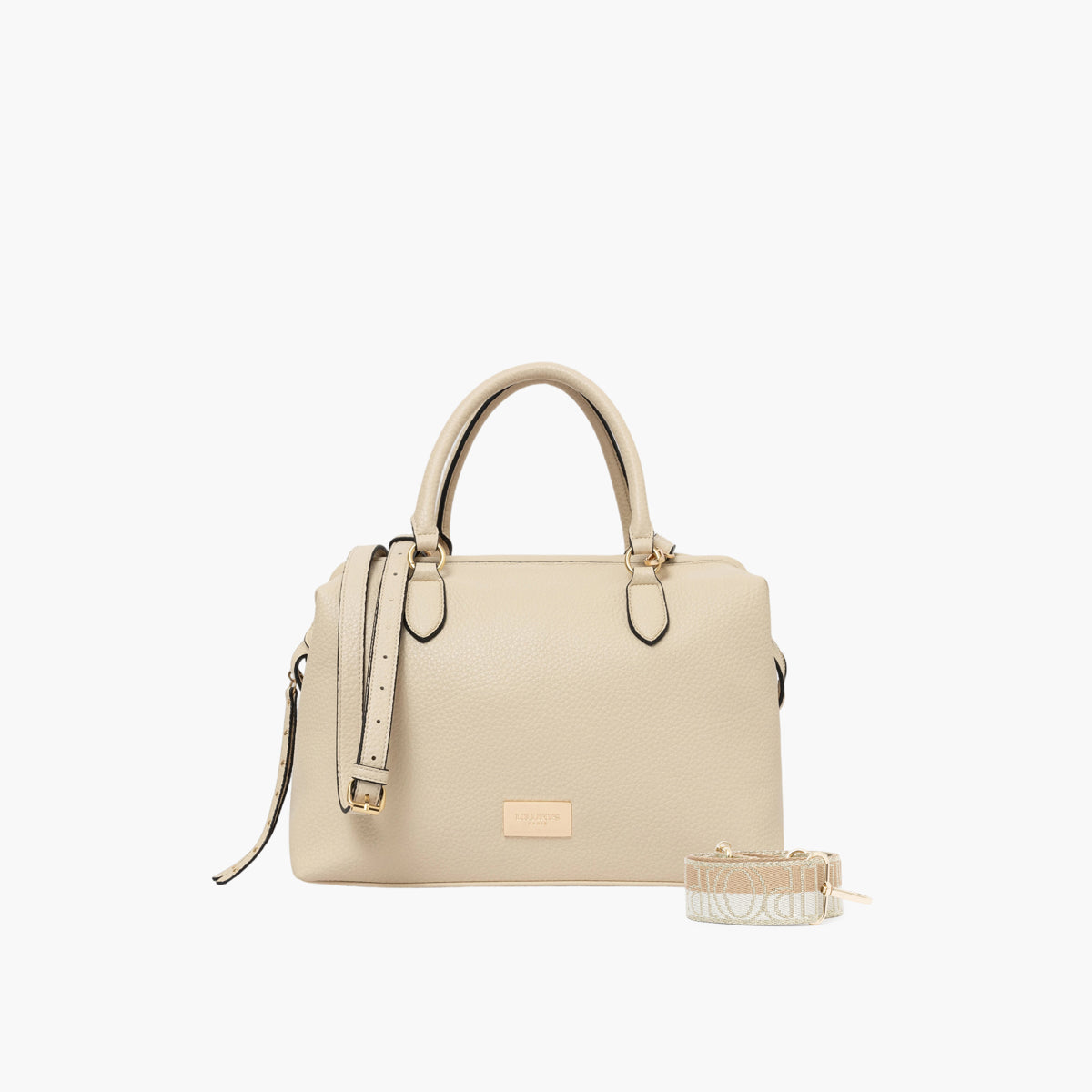 Grand sac bowling écru Soni