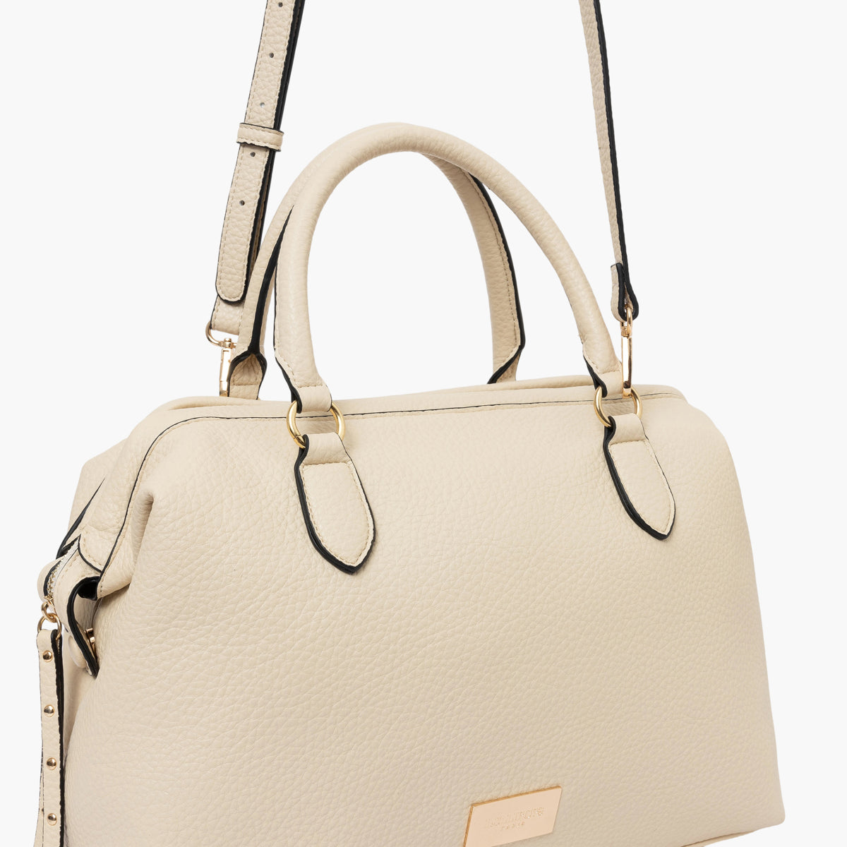 Grand sac bowling écru Soni