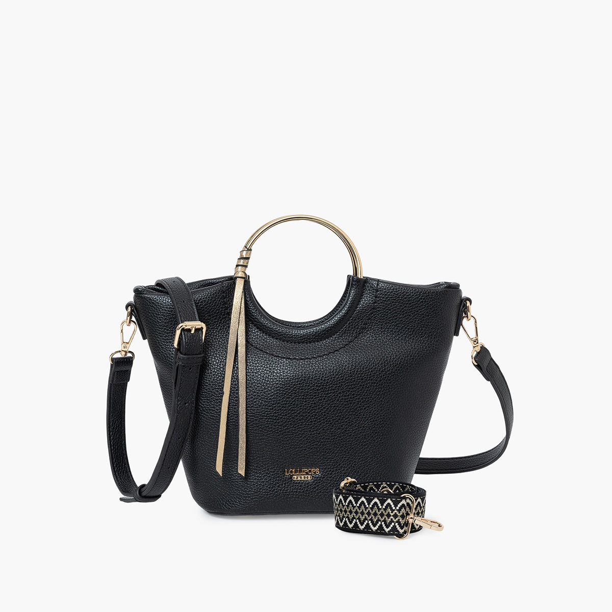 Petit sac shopper noir Sefa