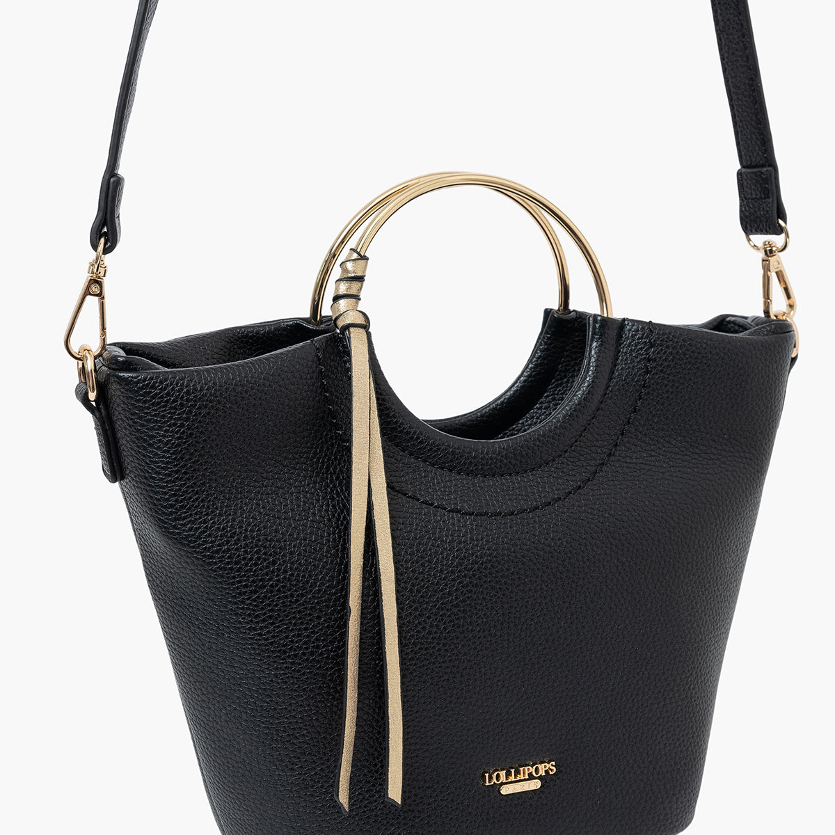 Petit sac shopper noir Sefa