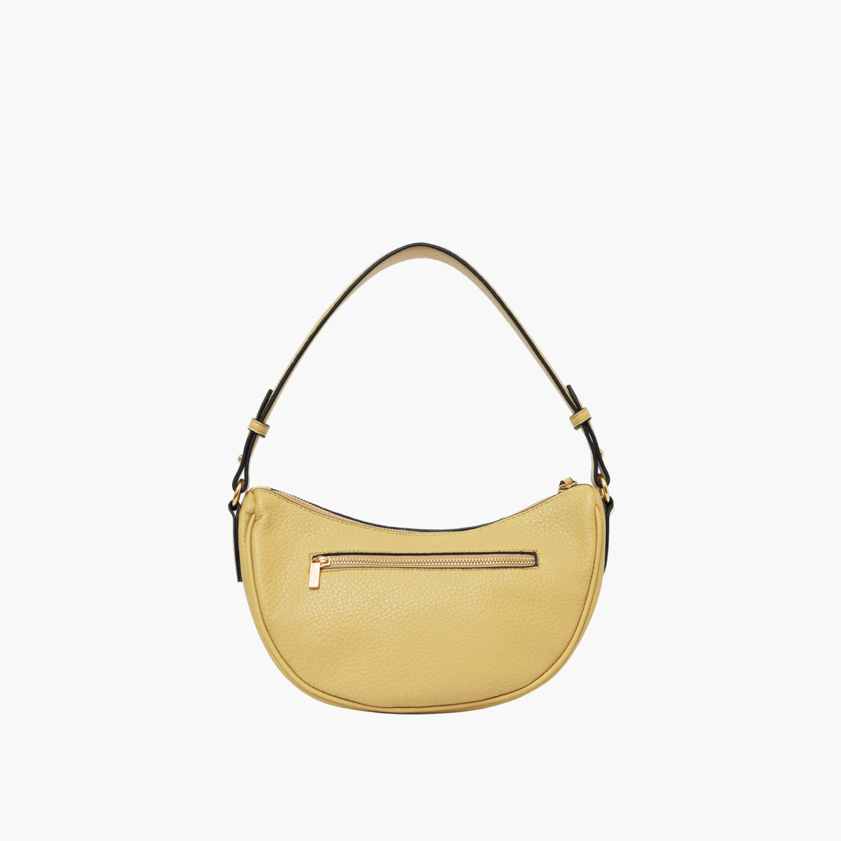 Petit sac porté épaule jaune Soni