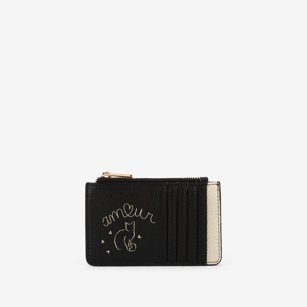 Porte cartes noir Sya