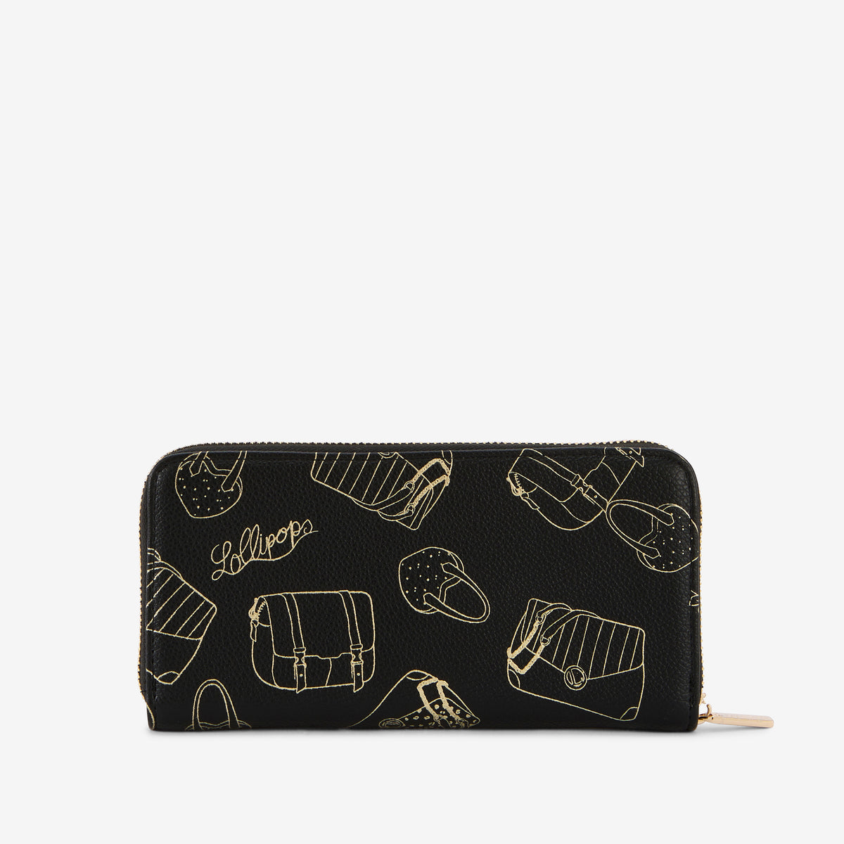 Grand portefeuille noir Sya