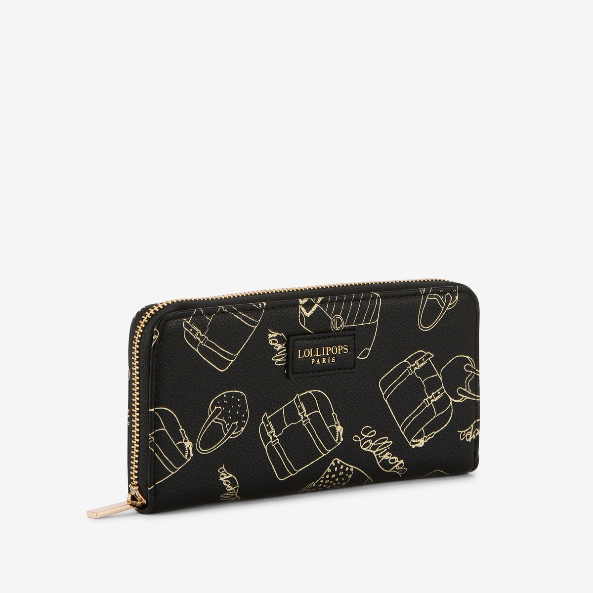 Grand portefeuille noir Sya