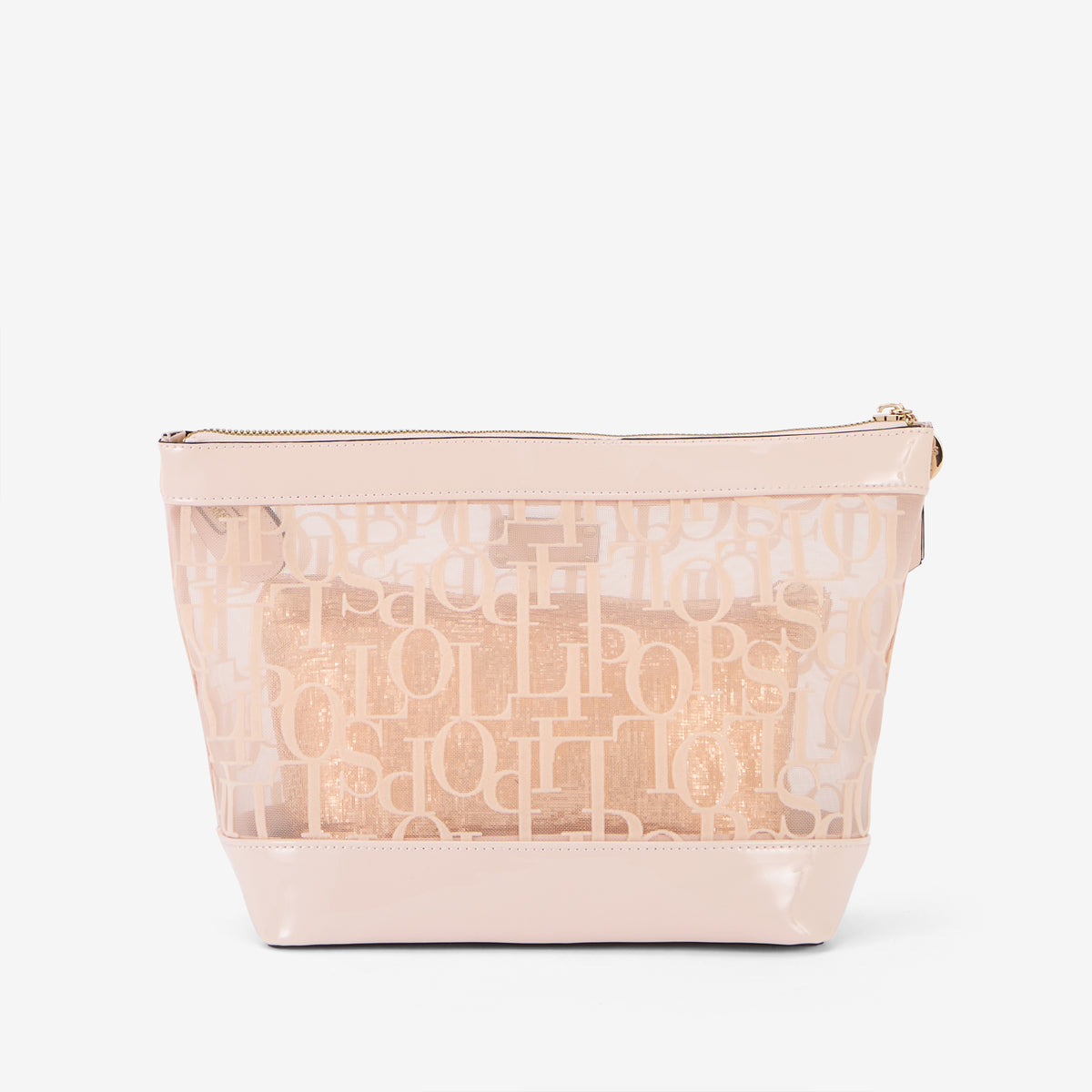 Trousse à maquillage rose Sharlie