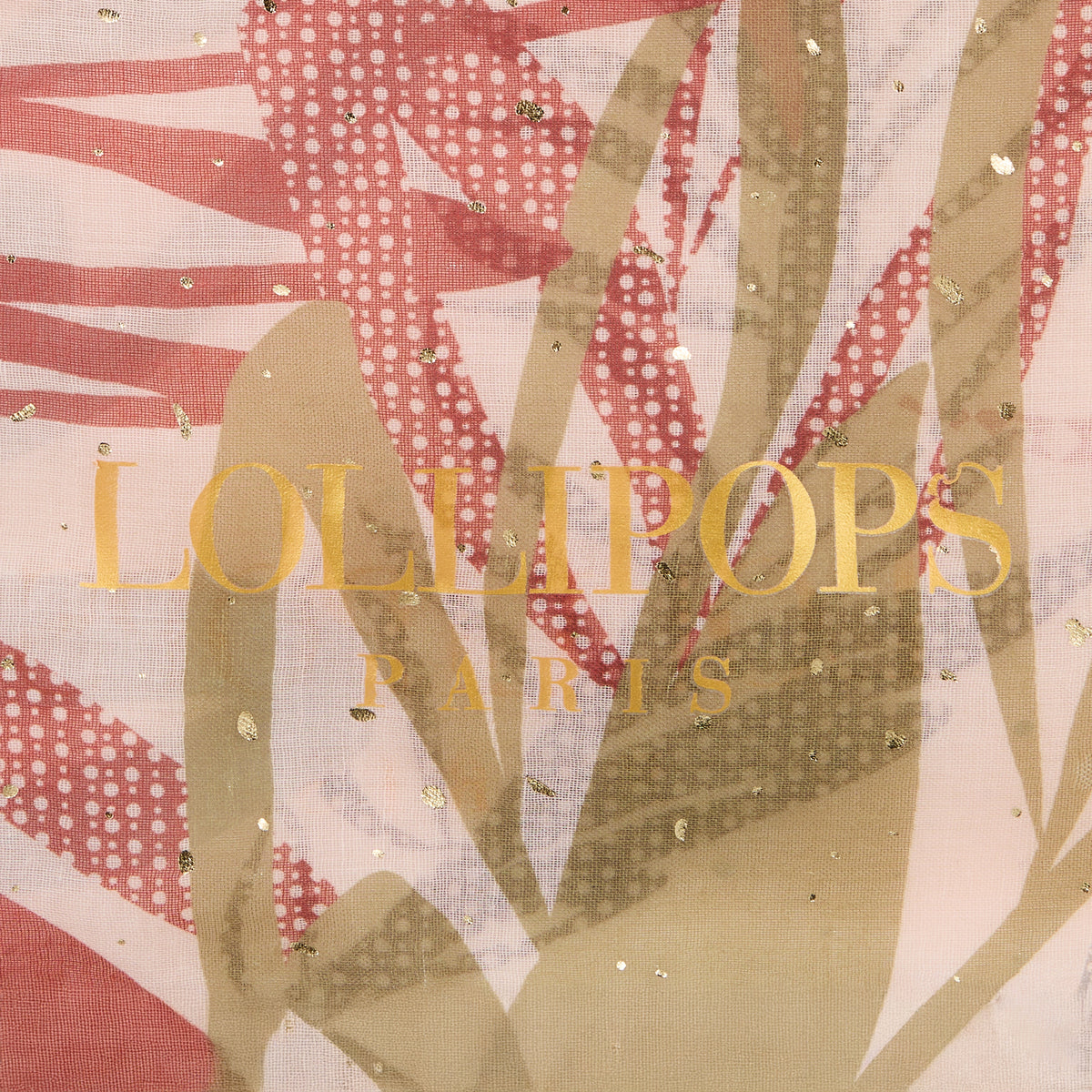 Foulard rectangulaire multicolore Sharlie