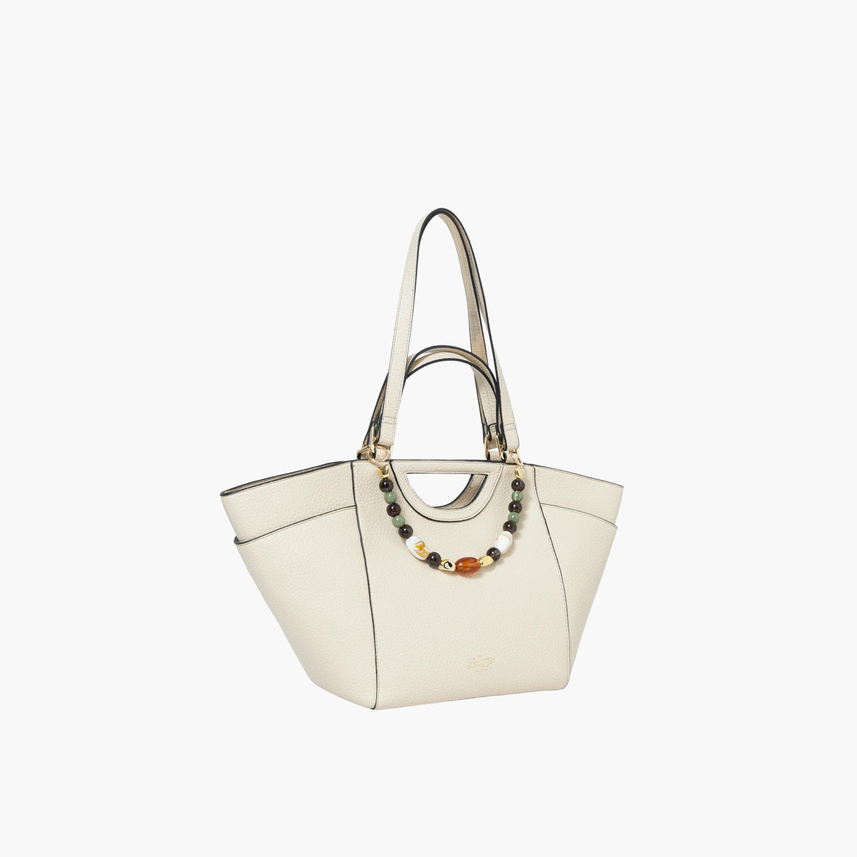 Grand sac shopper ivoire Stefie