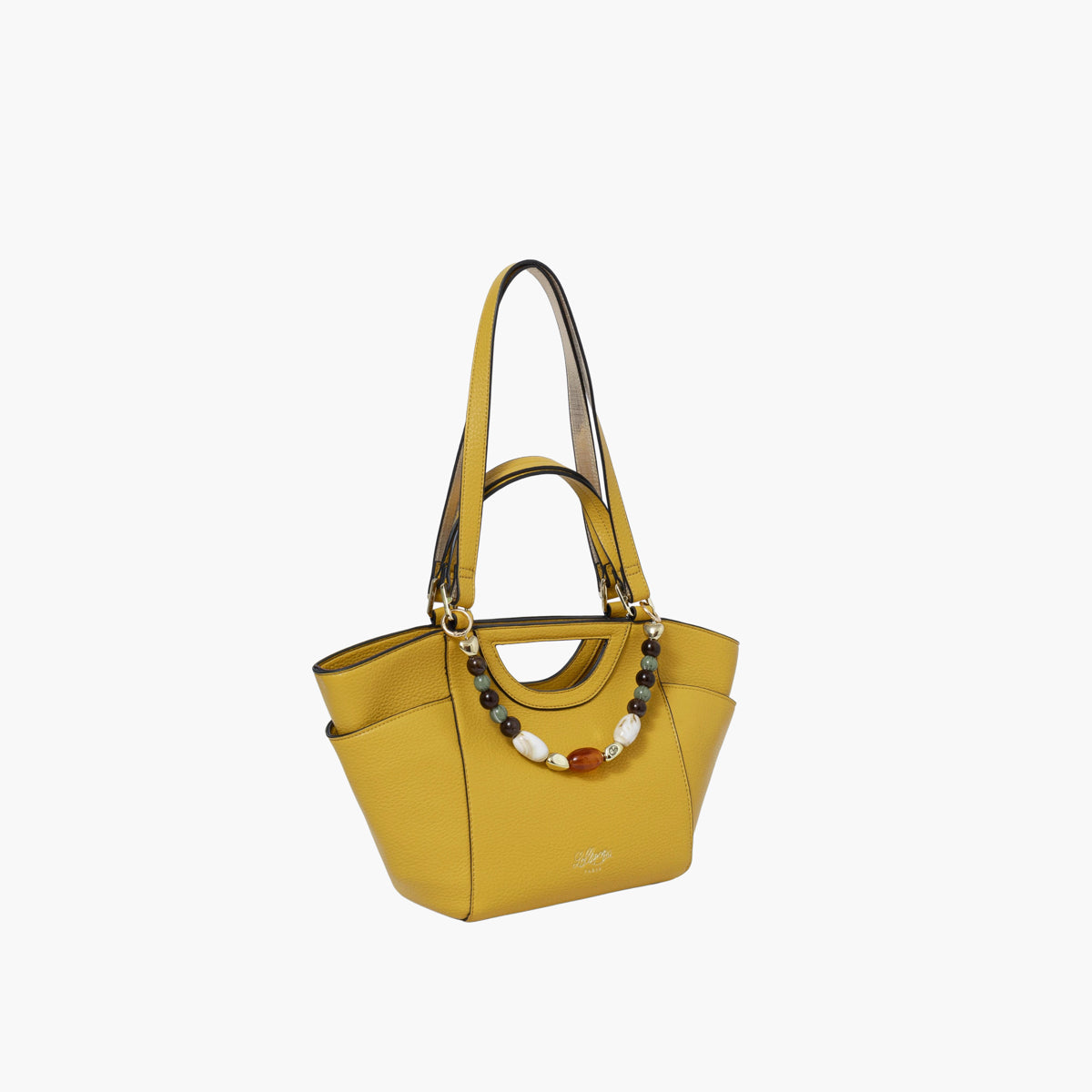 Sac shopper jaune Stefie