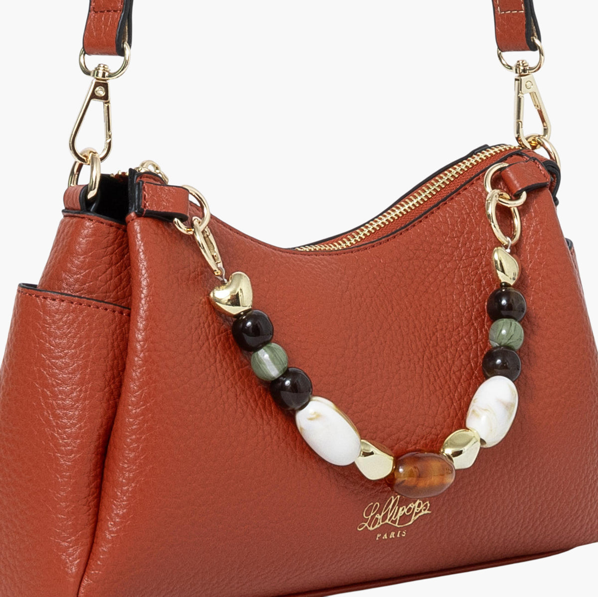 Sac porté épaule orange Stefie