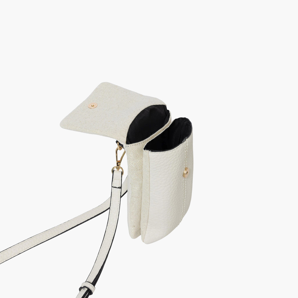 Pochette de téléphone ivoire Sixtine